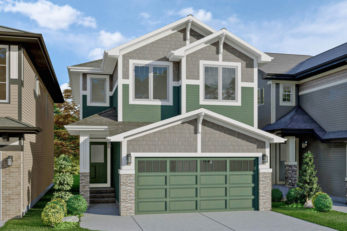 Exterior render rosewood