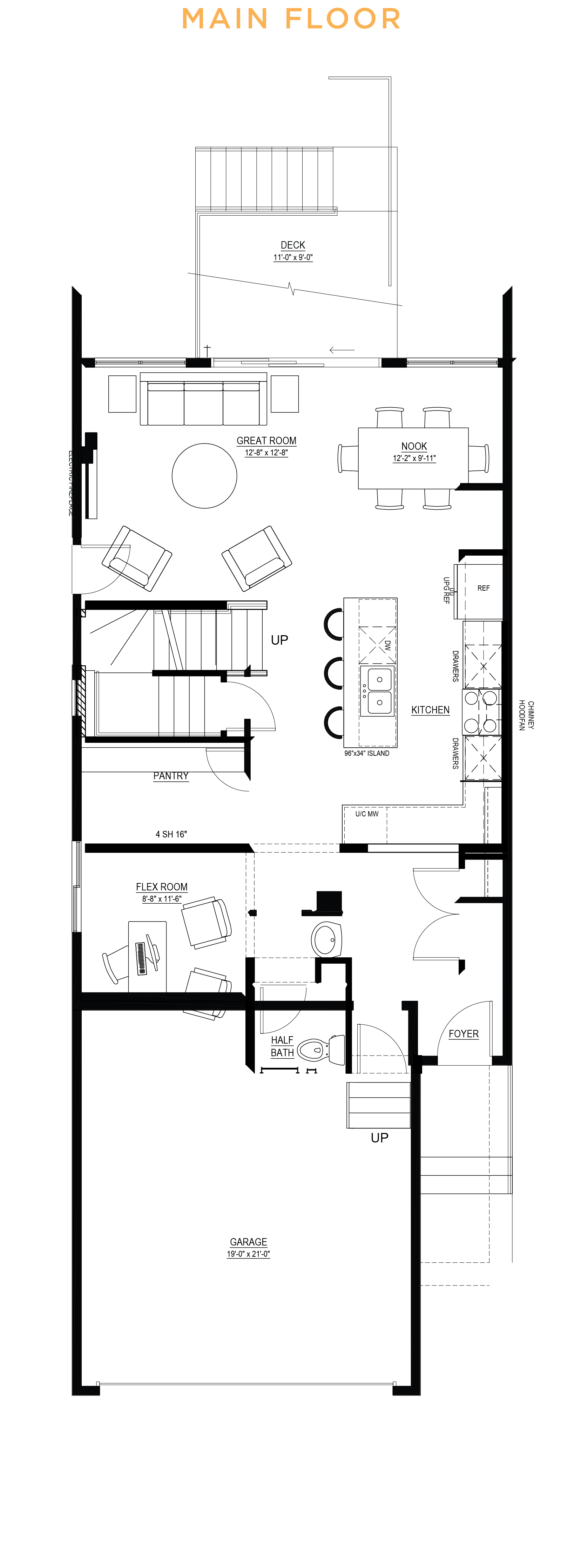Collingwood FrontGarage PrePlanned Home Silver Spruce South