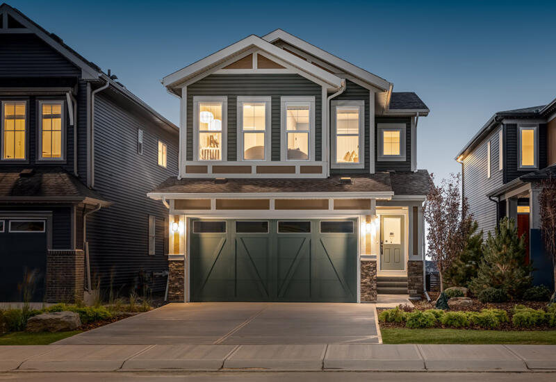 Show Home Collingwood in Livingston, NW Calgary Excel Homes