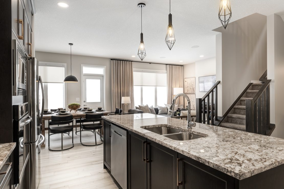 Show Home Collingwood in Carrington, NW Calgary Excel Homes