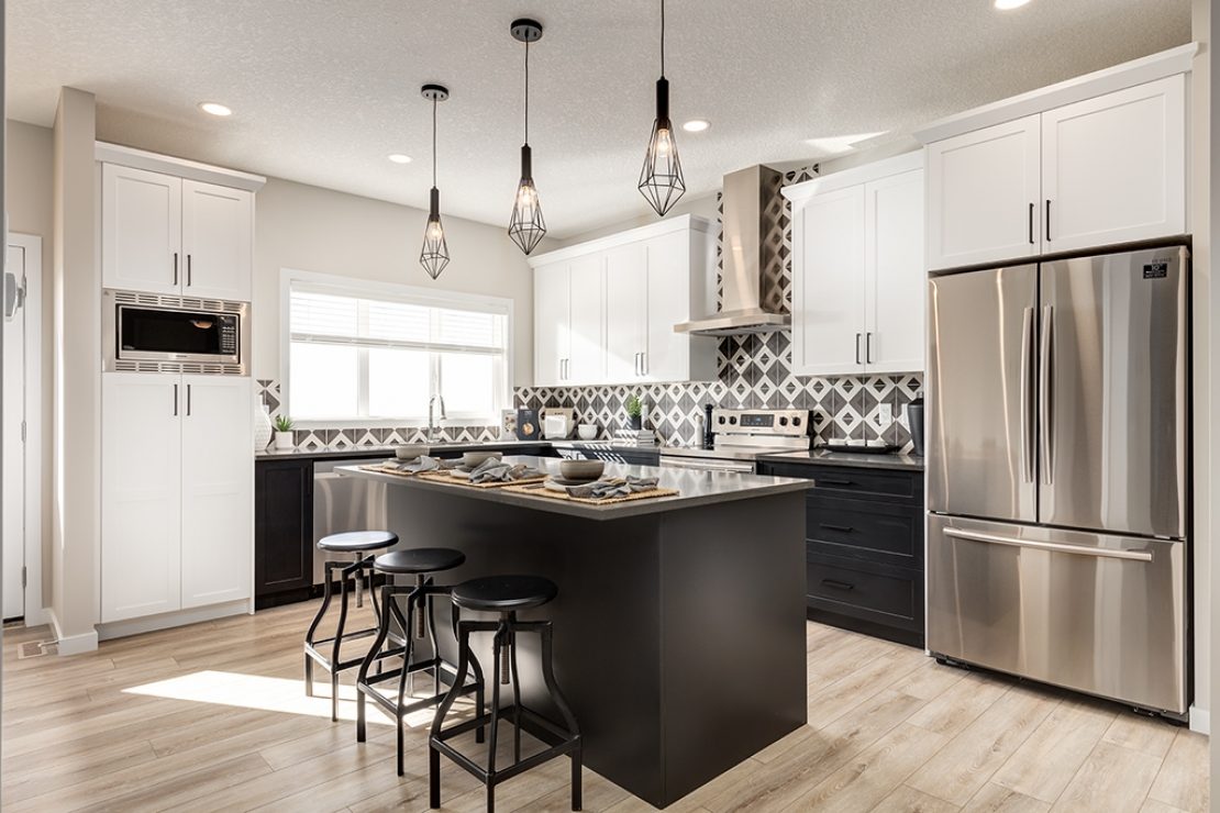 Show Home Dawson In Carrington Nw Calgary Excel Homes