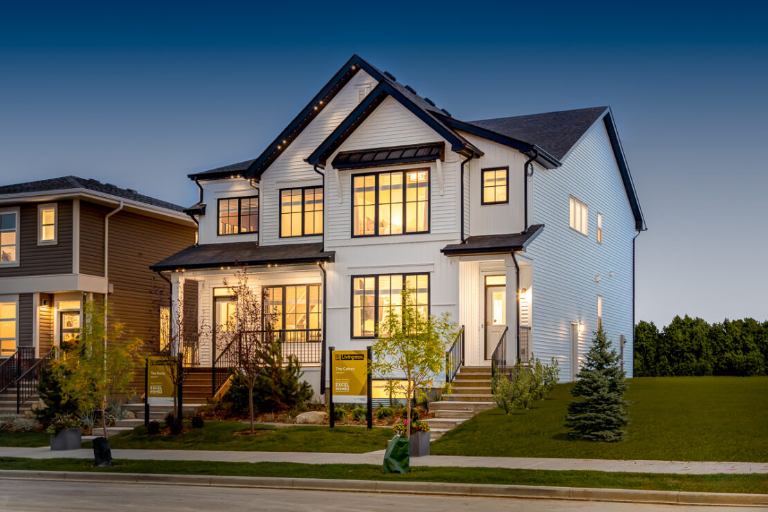 Show Home Cohen in Livingston, NW Calgary Excel Homes