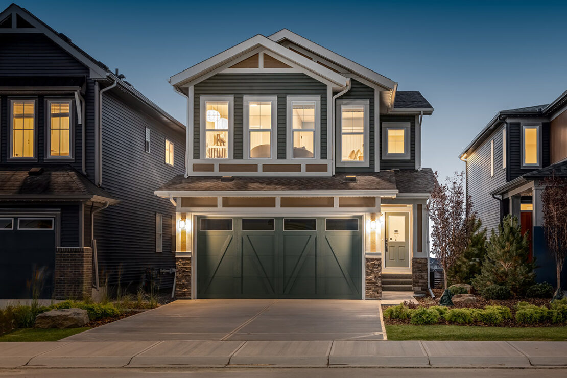 Show Home Collingwood in Livingston, NW Calgary Excel Homes