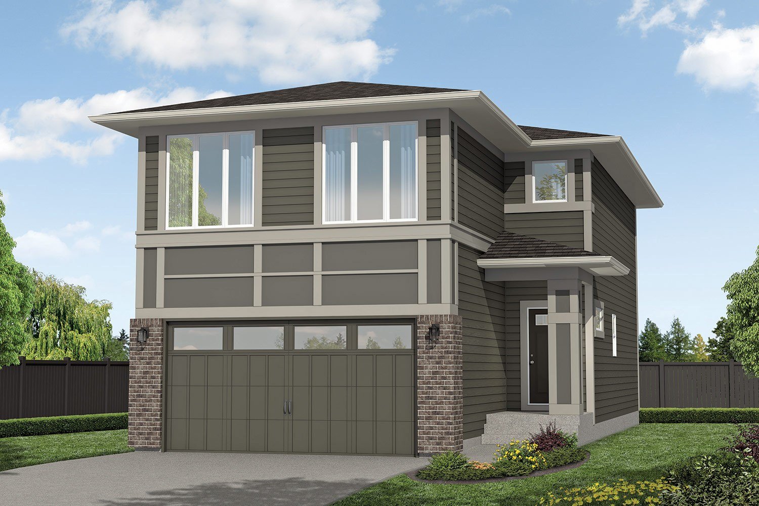 Exterior - Render - Campbell - Chinook Gate