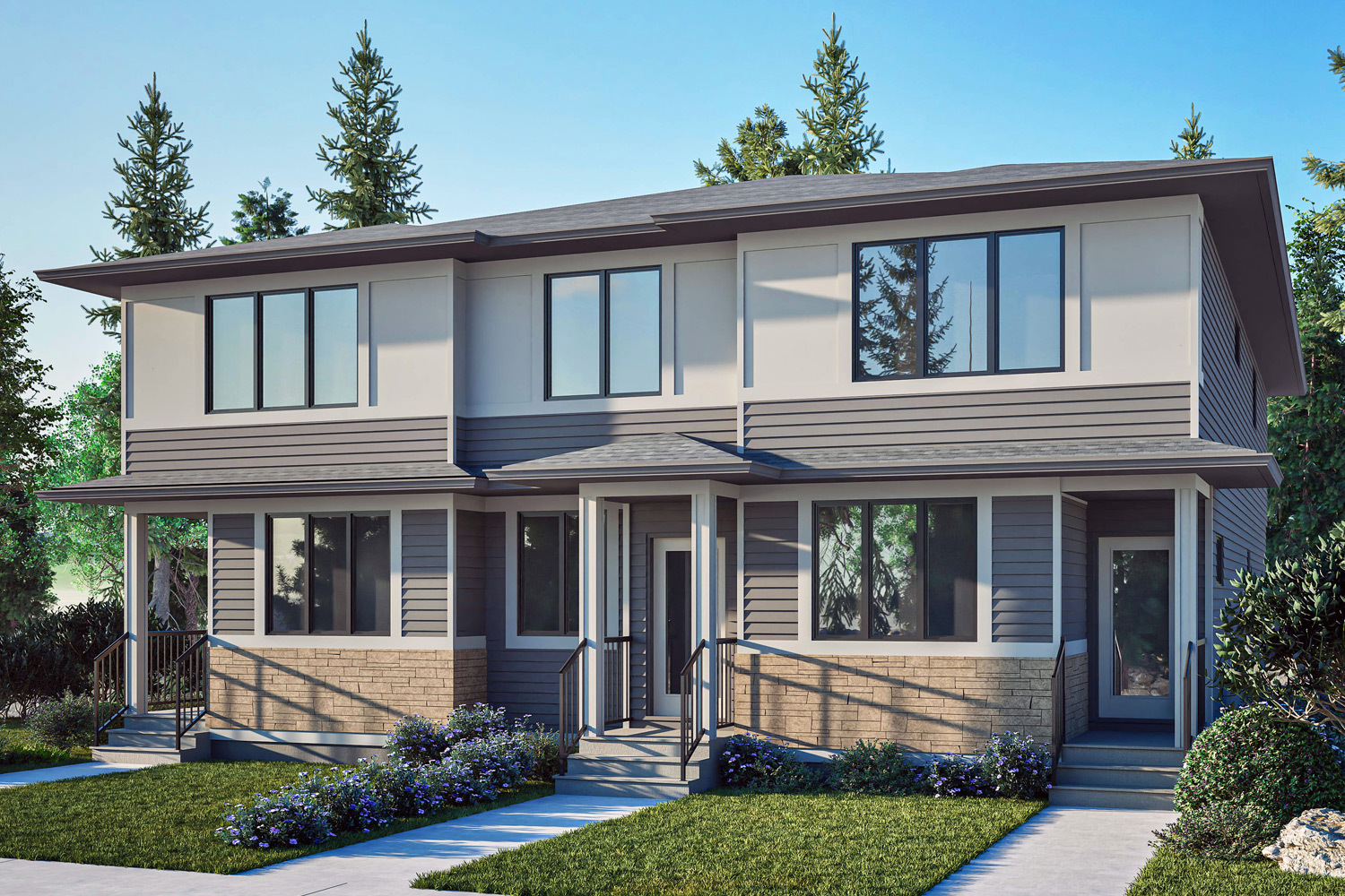 Exterior render cove