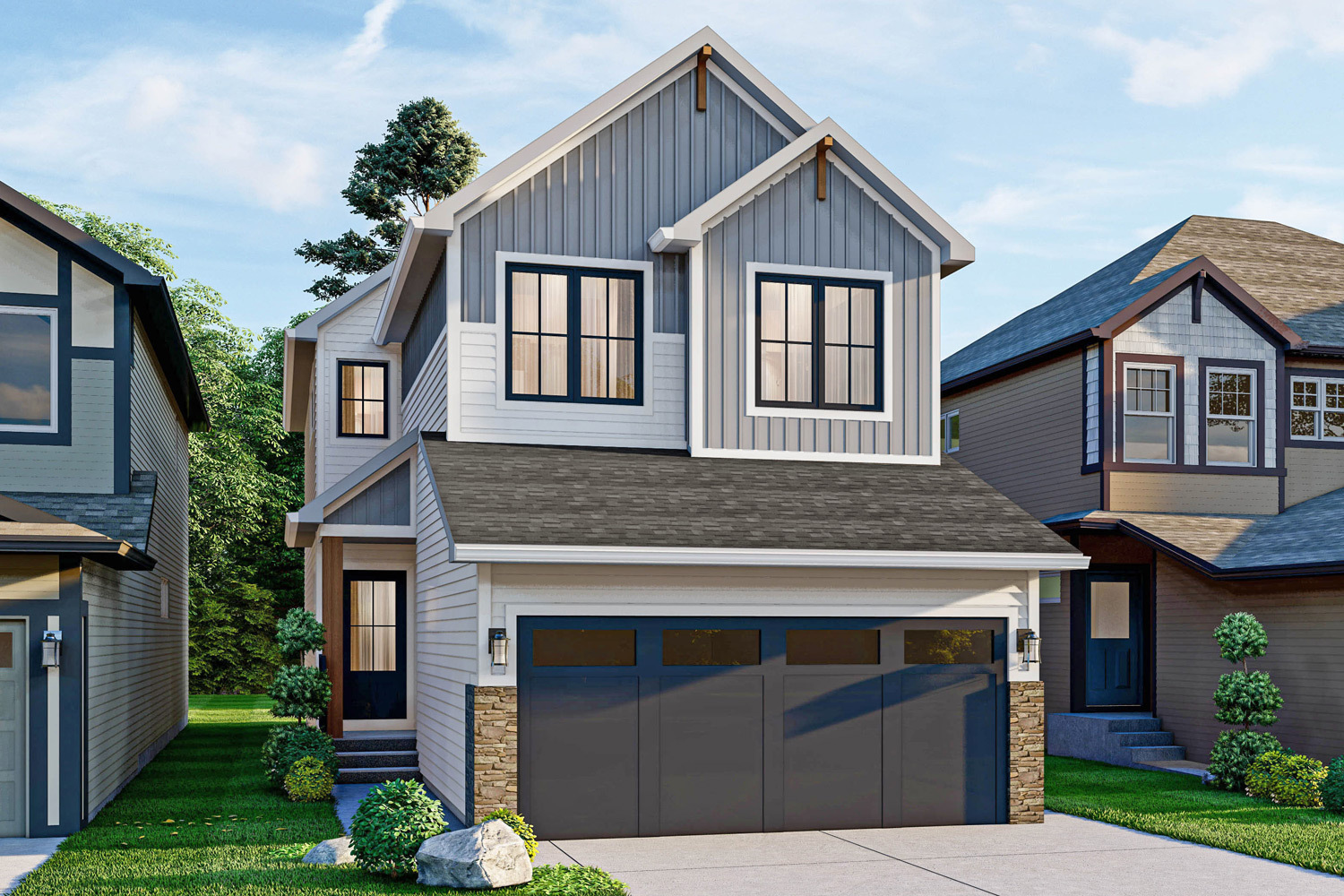 Exterior render lakeview