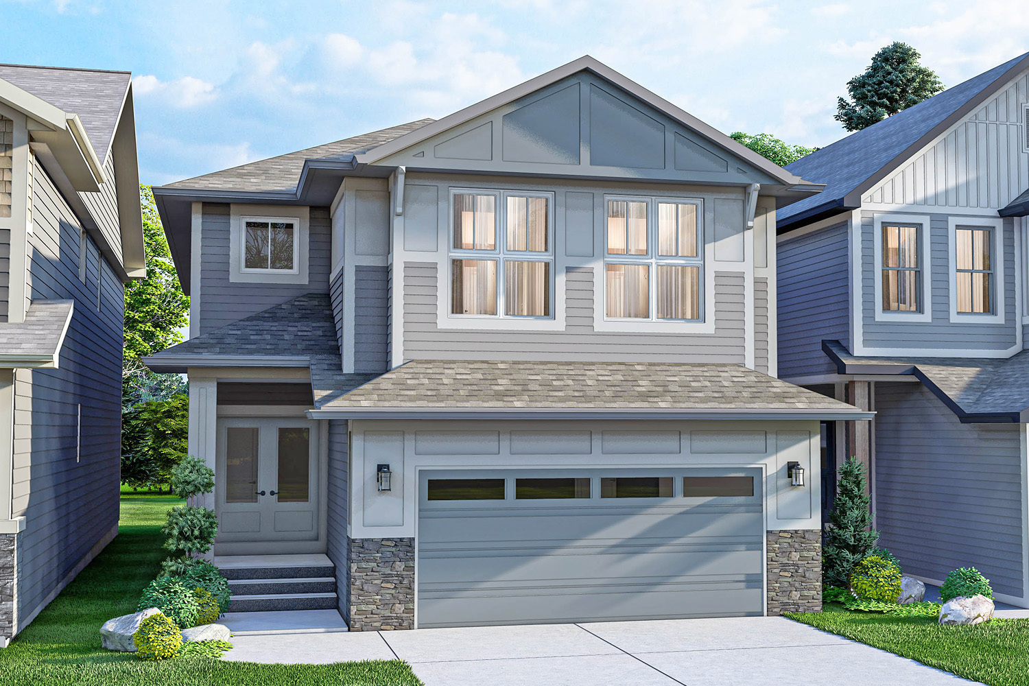 Exterior render lincoln