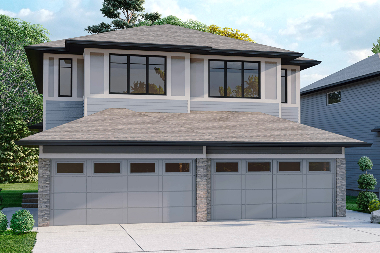 Exterior render nest