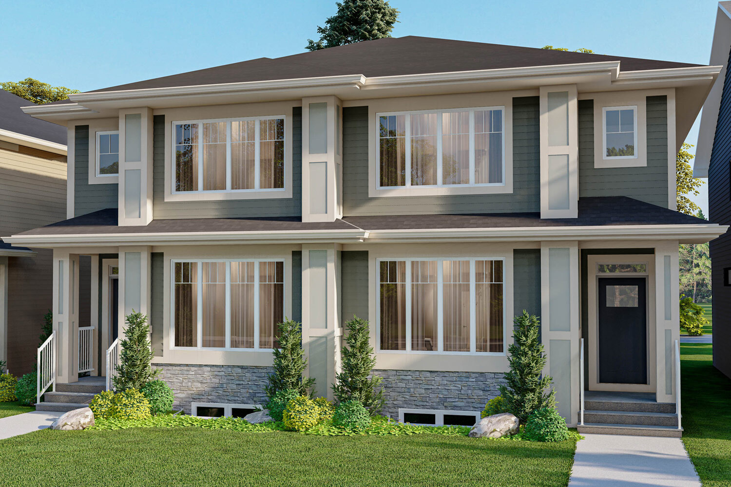 Exterior render sutton