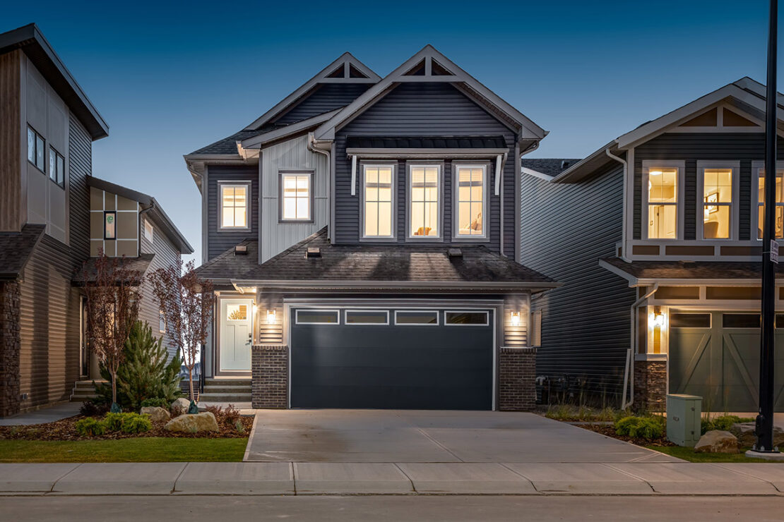 Show Home Hawthorne in Livingston, NW Calgary Excel Homes