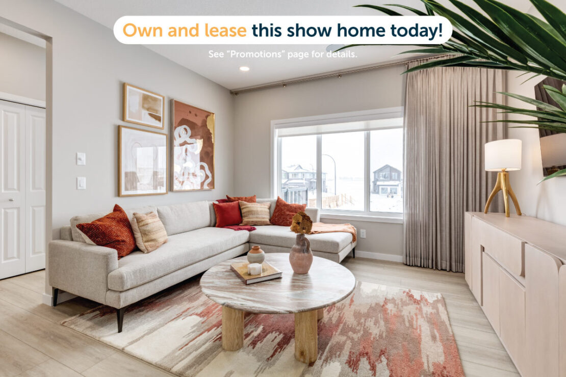 Show Home Windsor in Rangeview, SE Calgary Excel Homes